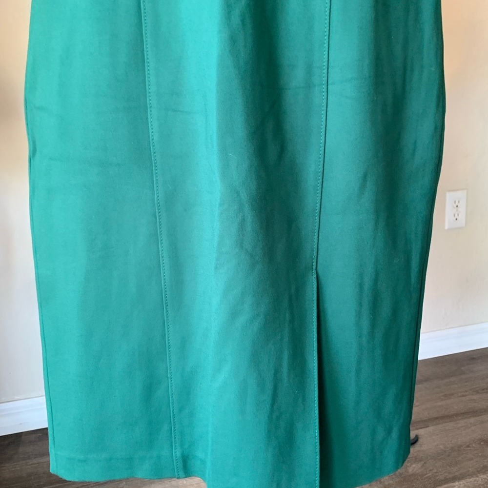 White House Black Market Green Dress - Picture 3 of 12